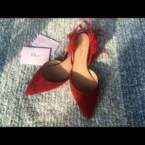 Dior Feather Flats